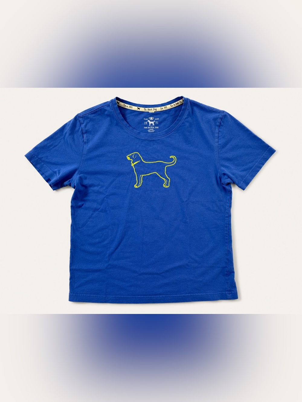 The Black Dog Blue of Nantucket Graphic Tee Youth LG 14-16 Short Sleeve T-Shirt